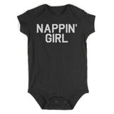 Nappin Girl Sleep Infant Baby Girls Bodysuit Black