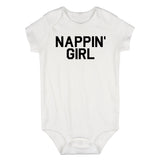 Nappin Girl Sleep Infant Baby Girls Bodysuit White
