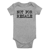 Not For Resale Sneakers Infant Baby Boys Bodysuit Grey