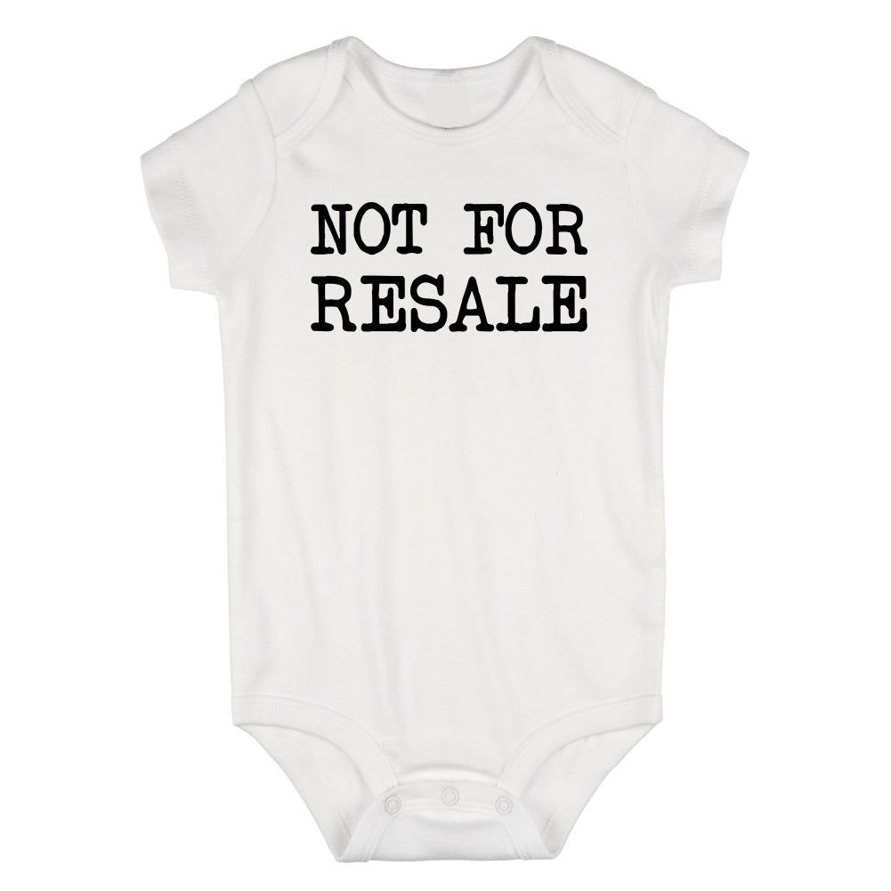 Not For Resale Sneakers Infant Baby Boys Bodysuit White