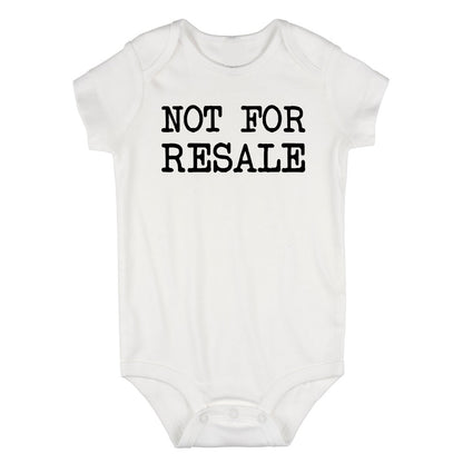 Not For Resale Sneakers Infant Baby Boys Bodysuit White