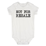 Not For Resale Sneakers Infant Baby Boys Bodysuit White