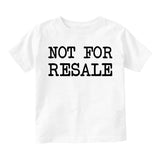 Not For Resale Sneakers Infant Baby Boys Short Sleeve T-Shirt White