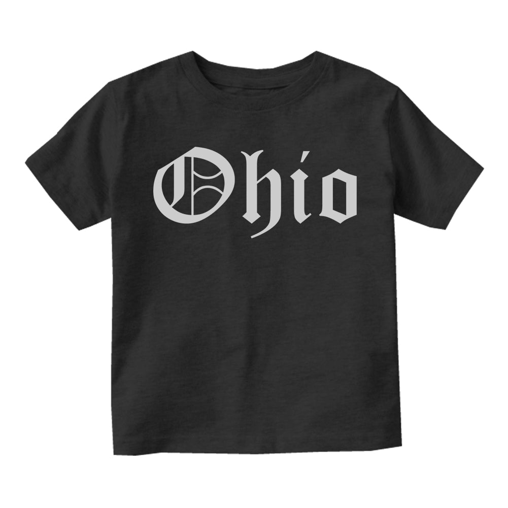Ohio State Old English Infant Baby Boys Short Sleeve T-Shirt Black