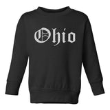 Ohio State Old English Toddler Boys Crewneck Sweatshirt Black