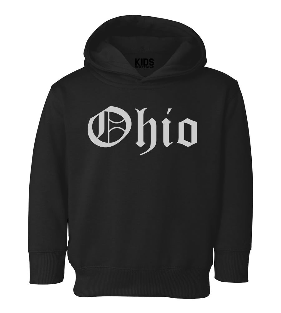 Ohio State Old English Toddler Boys Pullover Hoodie Black