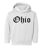 Ohio State Old English Toddler Boys Pullover Hoodie White