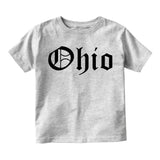 Ohio State Old English Toddler Boys Short Sleeve T-Shirt Grey