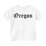 Oregon State Old English Toddler Boys Short Sleeve T-Shirt White