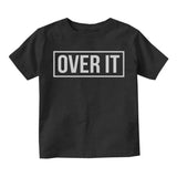 Over It Box Logo Infant Baby Boys Short Sleeve T-Shirt Black