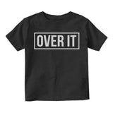 Over It Box Logo Toddler Boys Short Sleeve T-Shirt Black