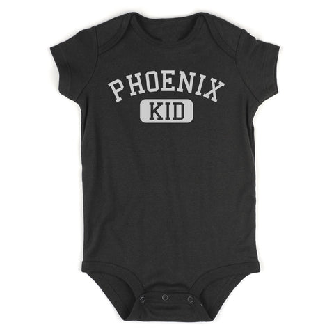 Phoenix Kid Arizona Infant Baby Boys Bodysuit Black