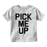 Pick Me Up Infant Baby Boys Short Sleeve T-Shirt Grey