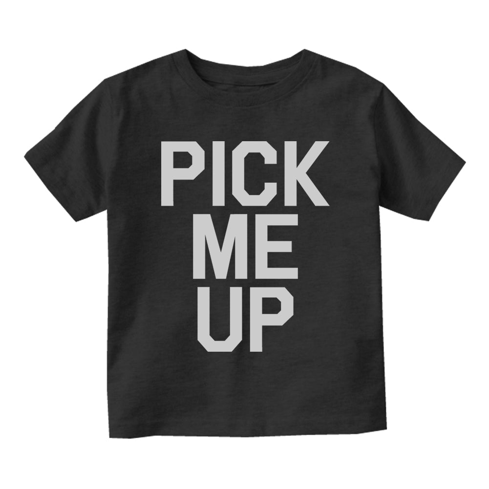 Pick Me Up Toddler Boys Short Sleeve T-Shirt Black