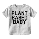 Plant Based Baby Infant Baby Boys Short Sleeve T-Shirt Grey