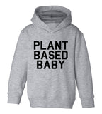 Plant Based Baby Toddler Boys Pullover Hoodie Grey