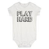 Play Hard Sports Infant Baby Boys Bodysuit White
