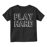 Play Hard Sports Infant Baby Boys Short Sleeve T-Shirt Black