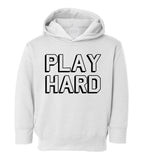 Play Hard Sports Toddler Boys Pullover Hoodie White
