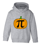 Pumpkin Pi Funny Math Thanksgiving Toddler Boys Pullover Hoodie Grey