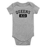 Queens Kid New York Infant Baby Boys Bodysuit Grey