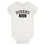 Queens Kid New York Infant Baby Boys Bodysuit White
