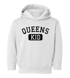 Queens Kid New York Toddler Boys Pullover Hoodie White