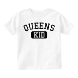 Queens Kid New York Toddler Boys Short Sleeve T-Shirt White