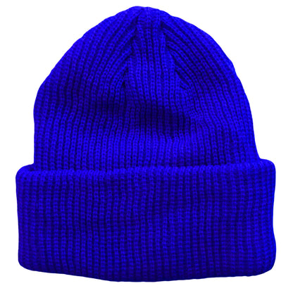 Royal Blue Toddler Boys Girls Cuffed Winter Beanie Hat