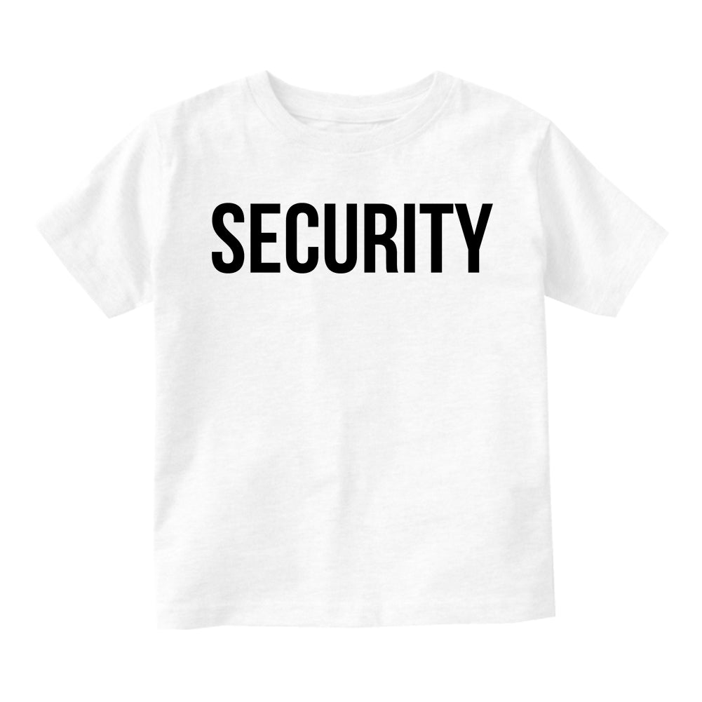 Security Halloween Costume Infant Baby Boys Short Sleeve T-Shirt White