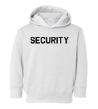Security Parenthood Toddler Boys Pullover Hoodie White