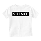 Silence Box Infant Baby Boys Short Sleeve T-Shirt White