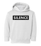 Silence Box Toddler Boys Pullover Hoodie White