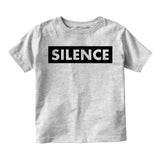 Silence Box Toddler Boys Short Sleeve T-Shirt Grey