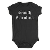 South Carolina State Old English Infant Baby Boys Bodysuit Black