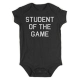Student Of The Game School Infant Baby Boys Bodysuit Black