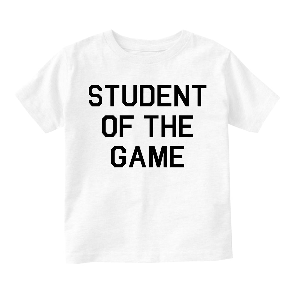 Student Of The Game School Infant Baby Boys Short Sleeve T-Shirt White