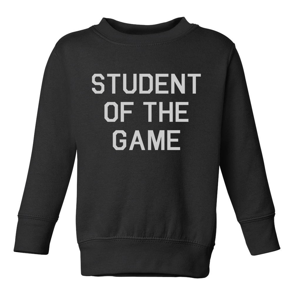 Student Of The Game School Toddler Boys Crewneck Sweatshirt Black