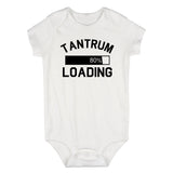 Tantrum Loading 80 Percent Infant Baby Boys Bodysuit White
