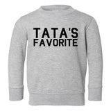 Tatas Favorite Toddler Boys Crewneck Sweatshirt Grey