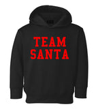 Team Santa Christmas Toddler Boys Pullover Hoodie Black