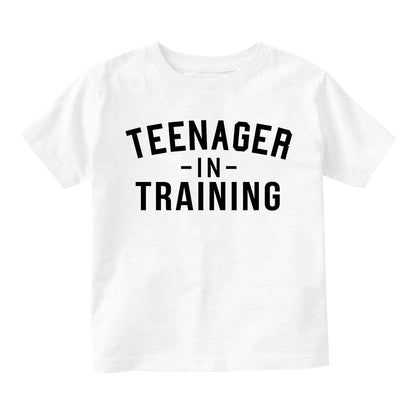 Teenager In Training Infant Baby Boys Short Sleeve T-Shirt White