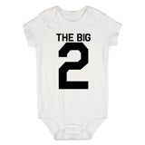 The Big 2 2nd Birthday Party Baby Bodysuit One Piece White
