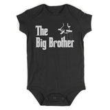 The Big Brother Funny New Baby Infant Baby Boys Bodysuit Black