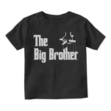 The Big Brother Funny New Baby Infant Baby Boys Short Sleeve T-Shirt Black