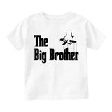 The Big Brother Funny New Baby Toddler Boys Short Sleeve T-Shirt White