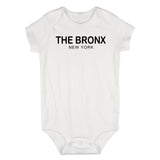 The Bronx New York Fashion Infant Baby Boys Bodysuit White