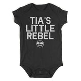 Tias Little Rebel Emoji Infant Baby Boys Bodysuit Black