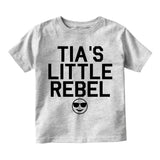 Tias Little Rebel Emoji Infant Baby Boys Short Sleeve T-Shirt Grey