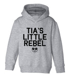 Tias Little Rebel Emoji Toddler Boys Pullover Hoodie Grey